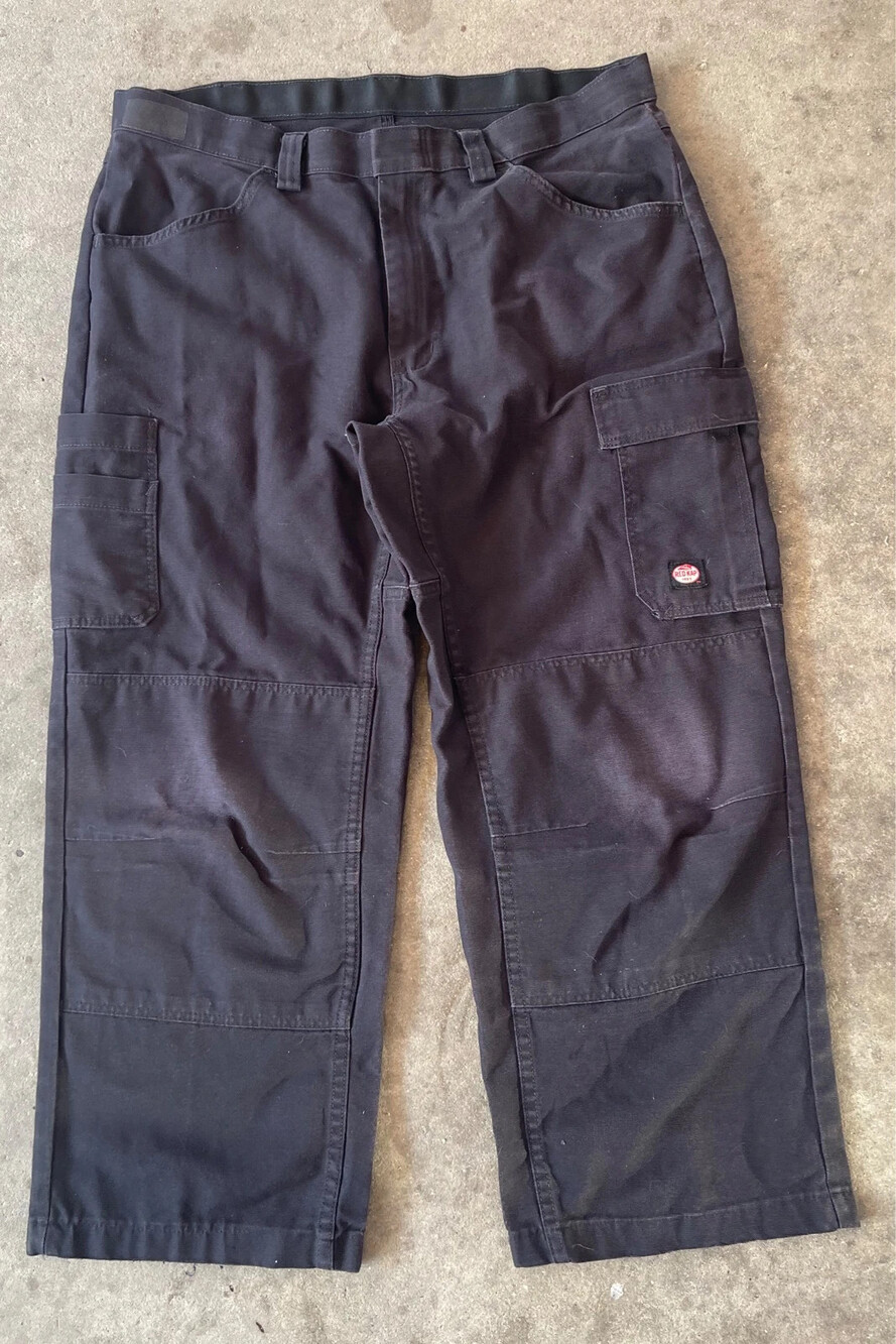 Red Kap work apparel mens Black Pants with pockets sz 36